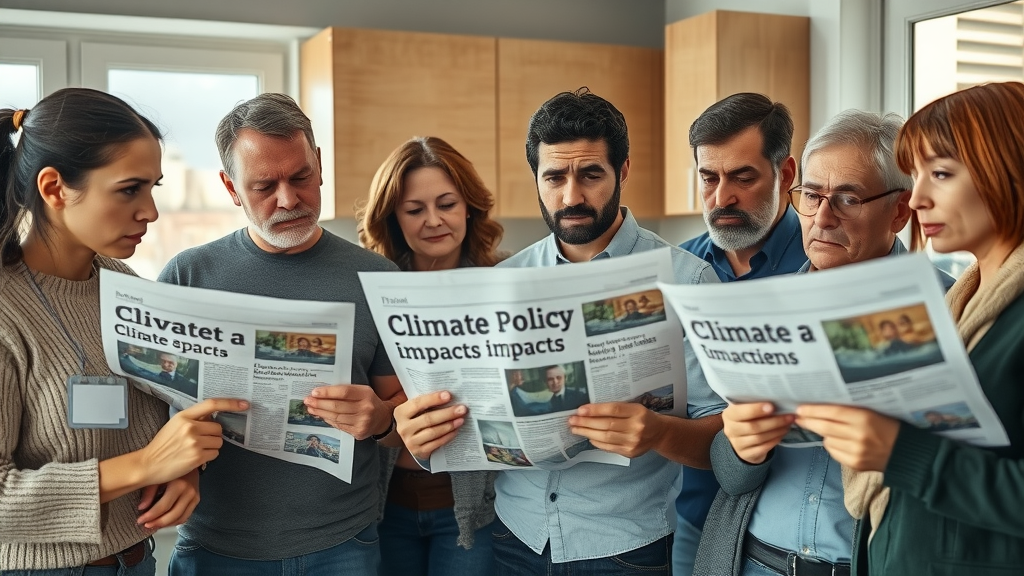 Concerned group discussing climate policy impacts, energy bills, why climate fanaticism is killing us