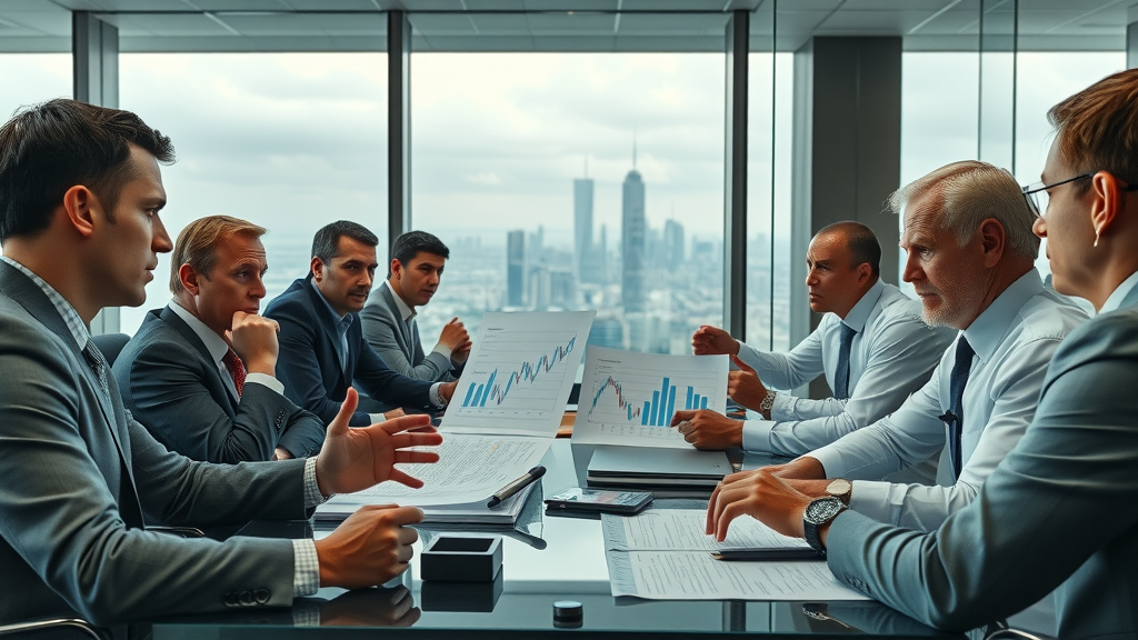 Financial executives analysing climate and economic risks, parallel to Northern Rock collapse, why climate fanaticism is killing us
