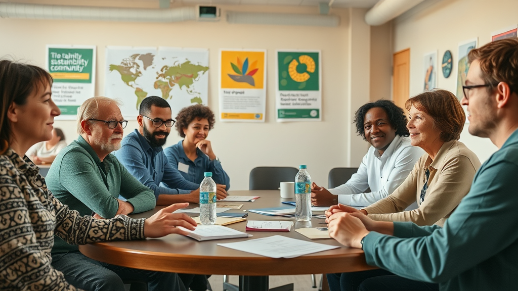 Roundtable discussion on pragmatic climate solutions, diverse community engagement