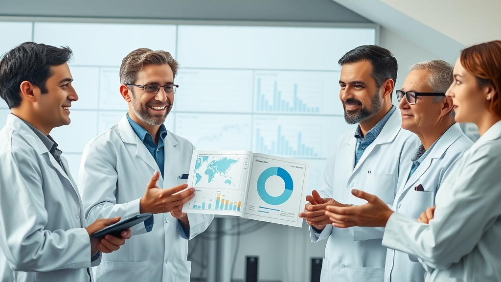 diverse scientists collaborating on balanced climate science communication