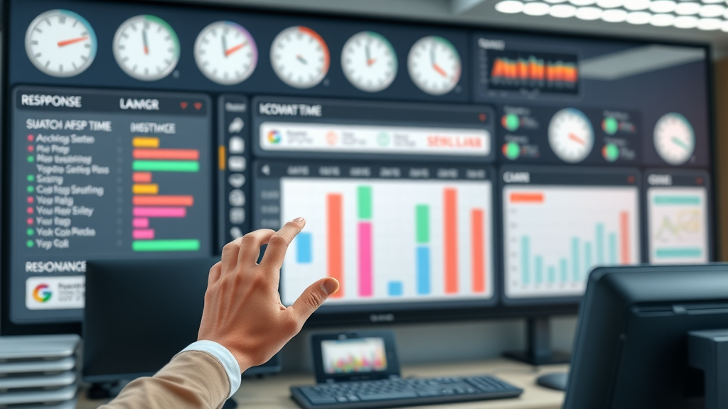 AI-driven dashboard for scheduling customer review responses in property services.