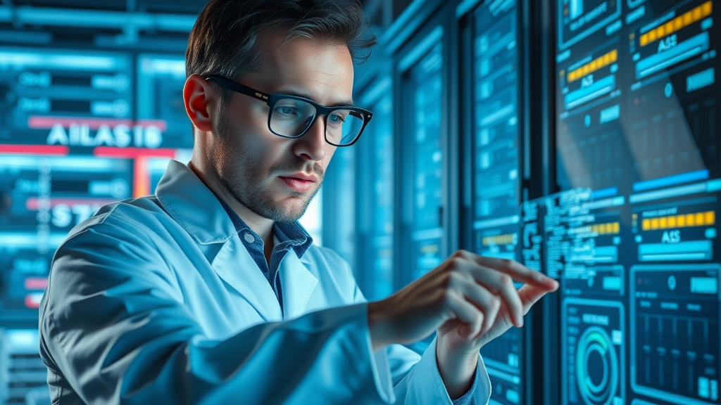 data scientist inputting structured data for generative engine optimisation