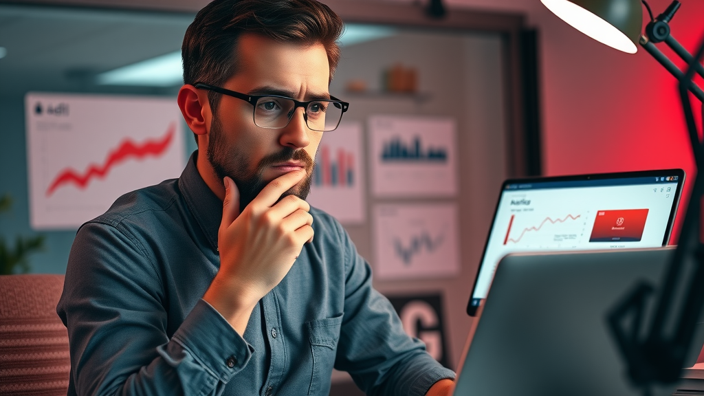digital marketer reviewing failed generative engine optimisation attempts