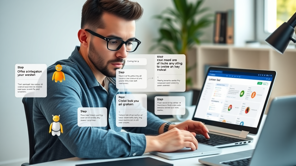 step-by-step schematic setting up ai chatbot to qualify leads on website