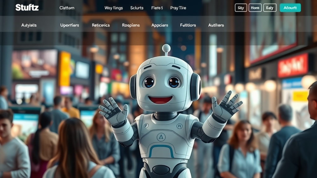 ai chatbot widget helping generate leads on busy website at night