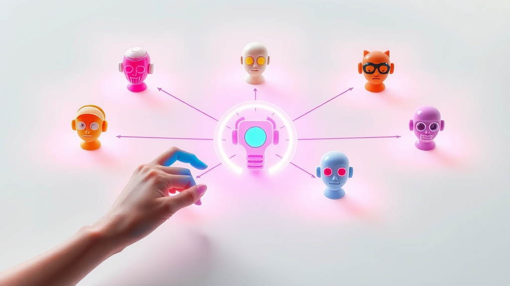 Colorful diagram showing seven types of ai agents in machine learning