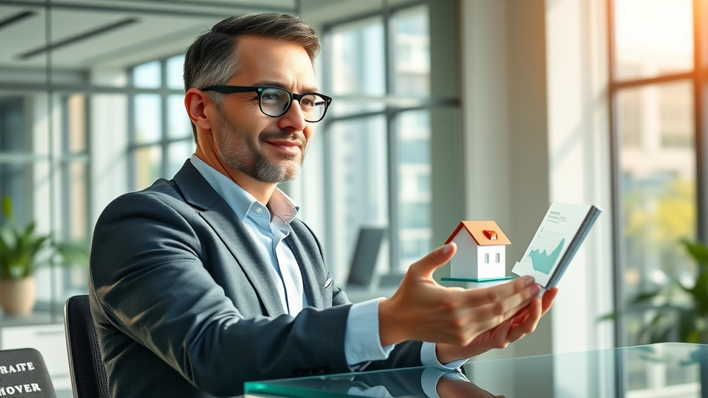 Real estate agent using AI agentic dashboard for automated lead qualification and sales analytics
